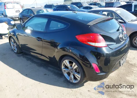 2012 Hyundai Veloster Base W/Black from USA, damaged, VIN KMHTC6AD2CU041117
